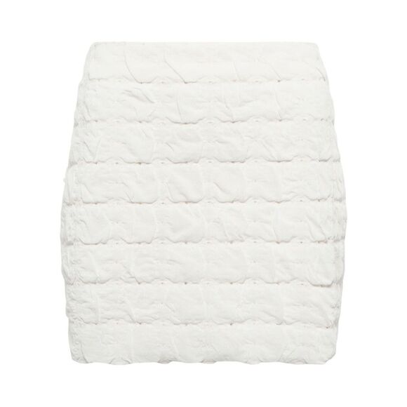 Oscar de La Renta EUC Pointelle Matelasse Mini Bodycon Skirt - Picture 3 of 12